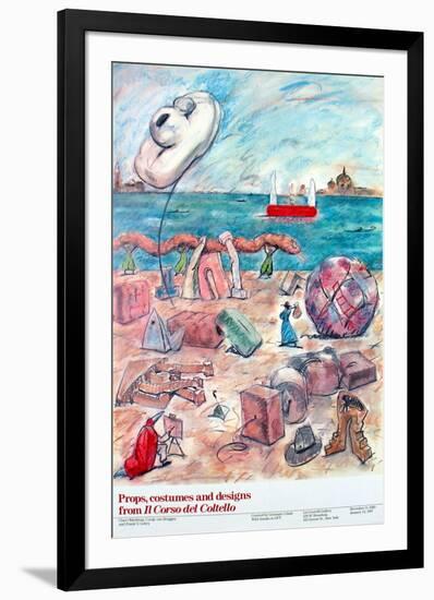 Props, Costumes and Designs-Claes Oldenburg-Framed Art Print