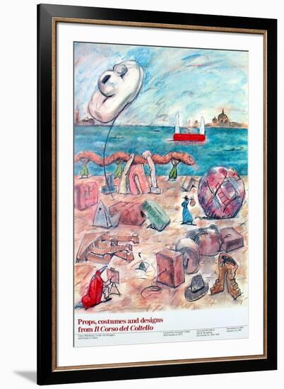 Props, Costumes and Designs-Claes Oldenburg-Framed Art Print