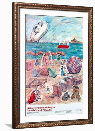 Props, Costumes and Designs-Claes Oldenburg-Framed Art Print