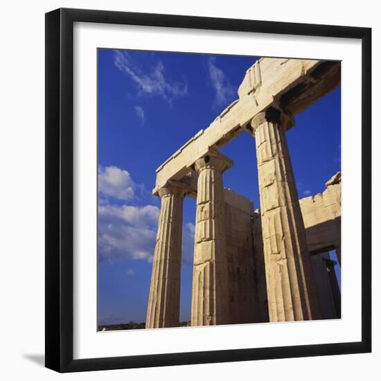 Propylaea, Acropolis, Athens, Greece-Roy Rainford-Framed Photographic Print