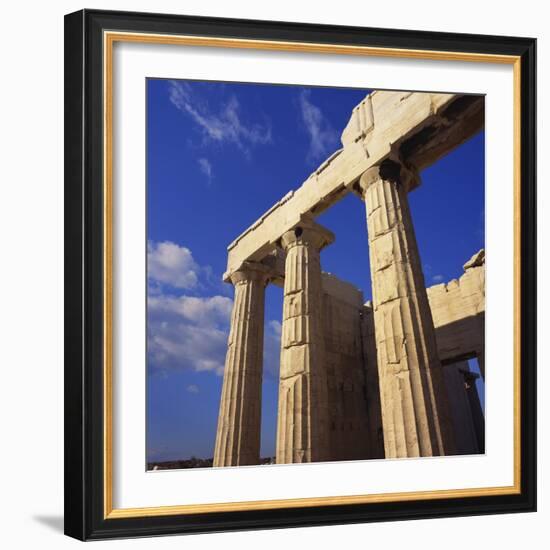 Propylaea, Acropolis, Athens, Greece-Roy Rainford-Framed Photographic Print