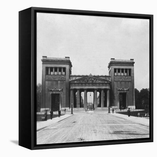 Propylaen, Munich, Germany, C1900-Wurthle & Sons-Framed Premier Image Canvas