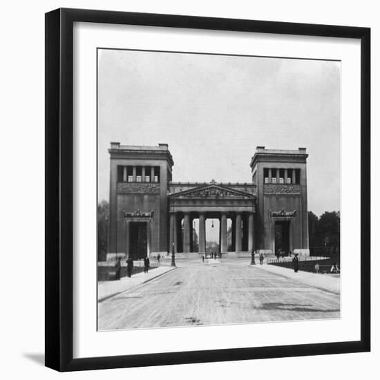 Propylaen, Munich, Germany, C1900-Wurthle & Sons-Framed Photographic Print