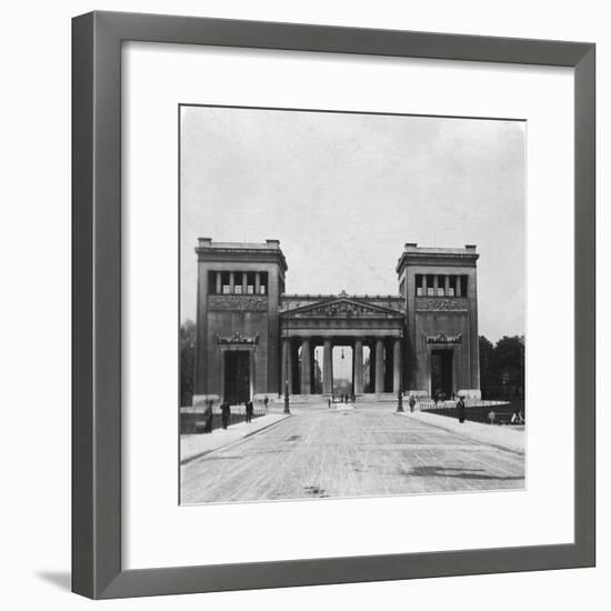 Propylaen, Munich, Germany, C1900-Wurthle & Sons-Framed Photographic Print