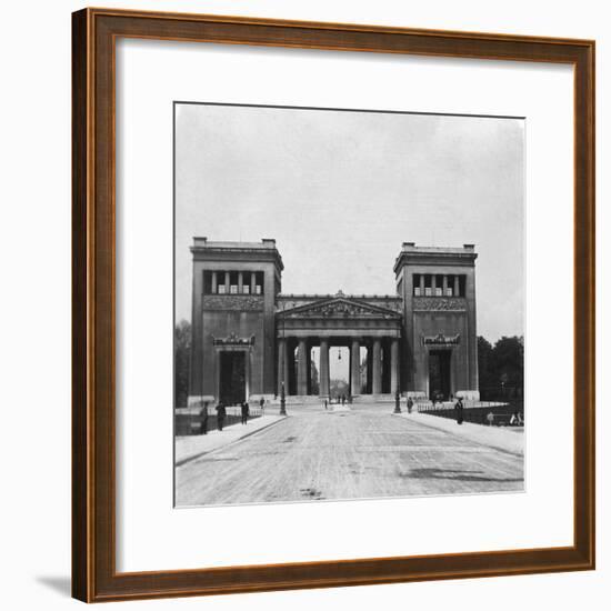 Propylaen, Munich, Germany, C1900-Wurthle & Sons-Framed Photographic Print