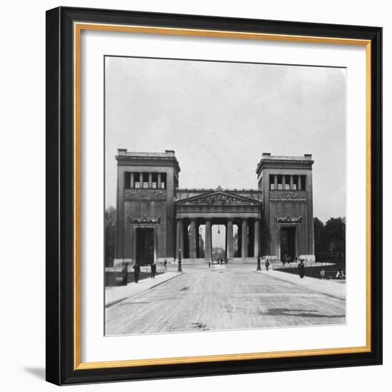 Propylaen, Munich, Germany, C1900-Wurthle & Sons-Framed Photographic Print