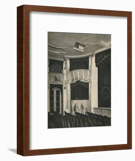 'Proscenium and Stage Boxes in the Komodie Theatre, Berlin', c1926-Unknown-Framed Photographic Print