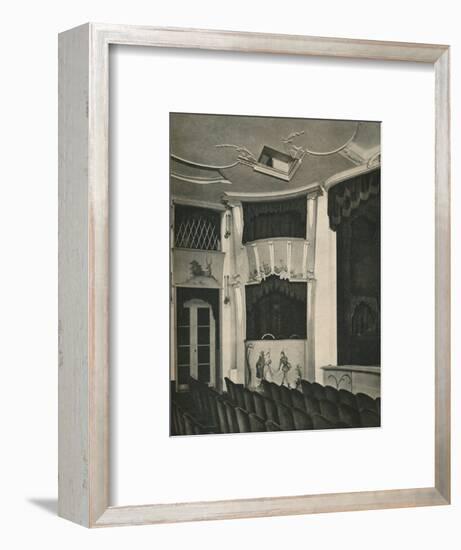 'Proscenium and Stage Boxes in the Komodie Theatre, Berlin', c1926-Unknown-Framed Photographic Print