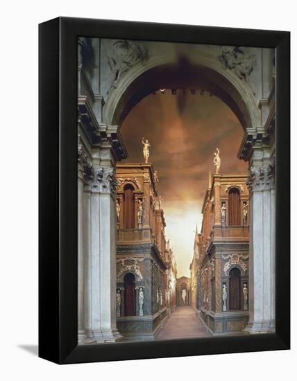 Proscenium from Olympic Theatre-null-Framed Premier Image Canvas