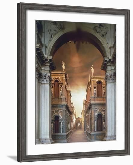 Proscenium from Olympic Theatre-null-Framed Photographic Print