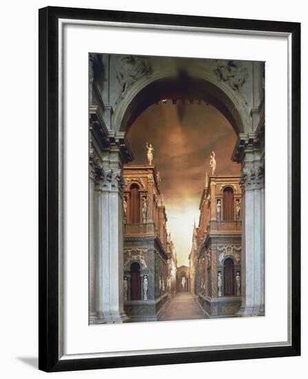 Proscenium from Olympic Theatre-null-Framed Photographic Print