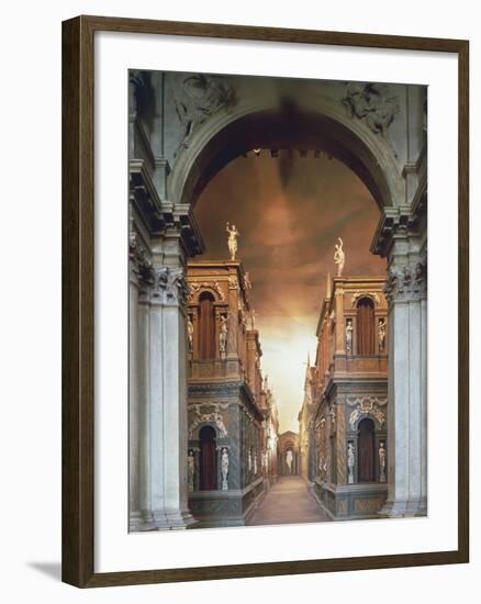 Proscenium from Olympic Theatre-null-Framed Photographic Print