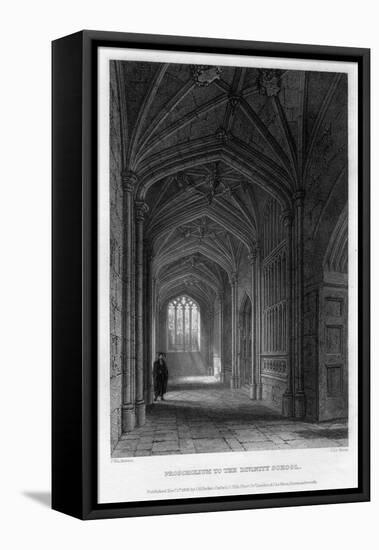 Proscholium to the Divinity School, Oxford, 1836-John Le Keux-Framed Premier Image Canvas