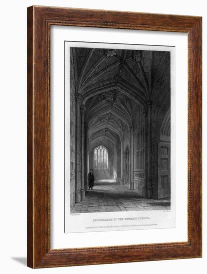 Proscholium to the Divinity School, Oxford, 1836-John Le Keux-Framed Giclee Print