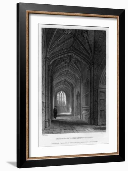 Proscholium to the Divinity School, Oxford, 1836-John Le Keux-Framed Giclee Print