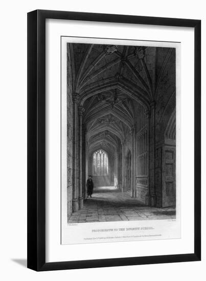 Proscholium to the Divinity School, Oxford, 1836-John Le Keux-Framed Giclee Print