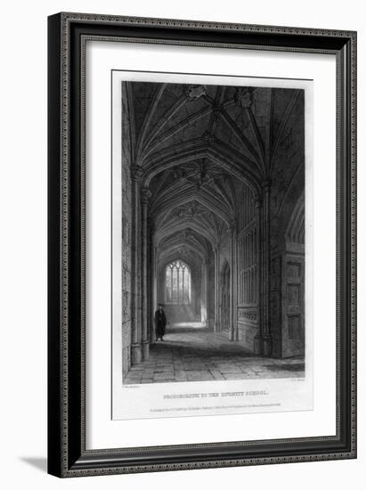 Proscholium to the Divinity School, Oxford, 1836-John Le Keux-Framed Giclee Print