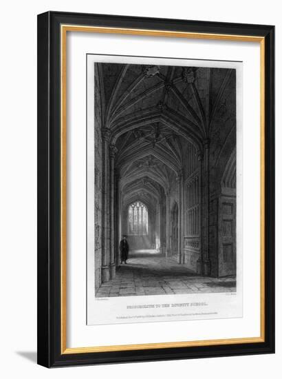 Proscholium to the Divinity School, Oxford, 1836-John Le Keux-Framed Giclee Print