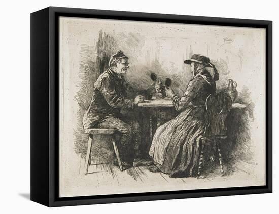 Prosit!, 1886-Robert Koehler-Framed Premier Image Canvas