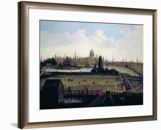 Prospect of the City from the North, London, C1730-null-Framed Giclee Print