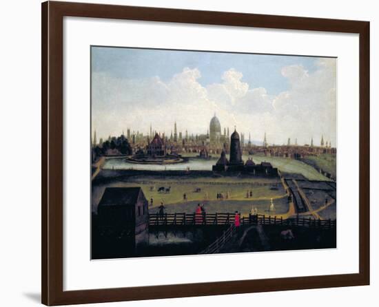 Prospect of the City from the North, London, C1730-null-Framed Giclee Print