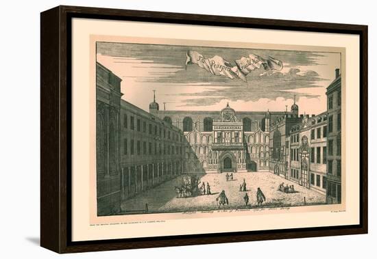 Prospect of the London Guild Hall,1755, (1886)-Unknown-Framed Premier Image Canvas