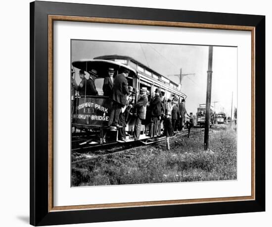 Prospect Park, Brooklyn, New York, c.1885-null-Framed Art Print