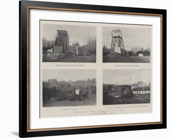 Prospecting for Petroleum in Sussex-null-Framed Giclee Print
