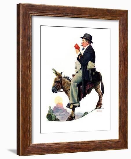 "Prospector", July 13,1929-Norman Rockwell-Framed Giclee Print