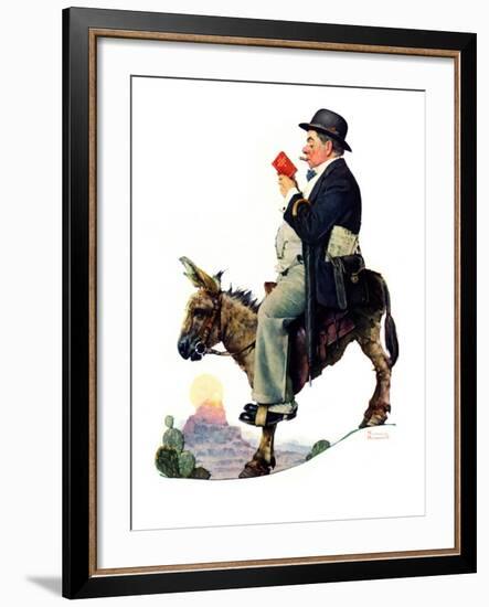 "Prospector", July 13,1929-Norman Rockwell-Framed Giclee Print