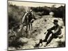 Prospector Preparing Meal for Himself-null-Mounted Photographic Print