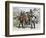 Prospectors Looking for New Diggings during the Gold Rush, c.1850-null-Framed Giclee Print