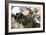 Prospectors Traveling a Rough Road to the Gold Regions of California-null-Framed Giclee Print