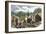 Prospectors Working the Gregory Gold Diggings in the Colorado Rockies, May 1859-null-Framed Giclee Print