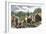 Prospectors Working the Gregory Gold Diggings in the Colorado Rockies, May 1859-null-Framed Giclee Print