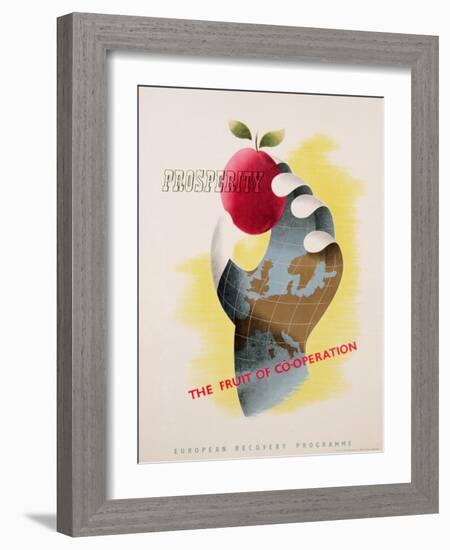 Prosperity - the Fruit of Co-Operation-null-Framed Giclee Print