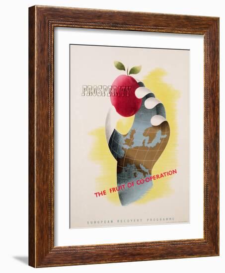 Prosperity - the Fruit of Co-Operation-null-Framed Giclee Print