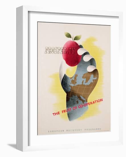 Prosperity - the Fruit of Co-Operation-null-Framed Giclee Print