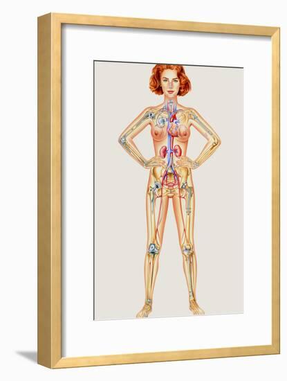 Prosthetic Woman: Artwork of Artificial Implants-John Bavosi-Framed Photographic Print