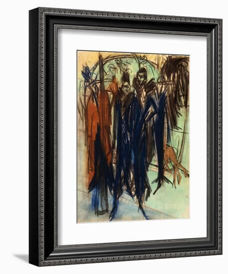 Prostitute, Friedrichstrasse, Berlin (Berlin Street Scene)-Ernst Ludwig Kirchner-Framed Giclee Print