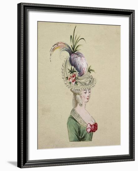 Prostitute from the Graben in Vienna Painting-null-Framed Giclee Print