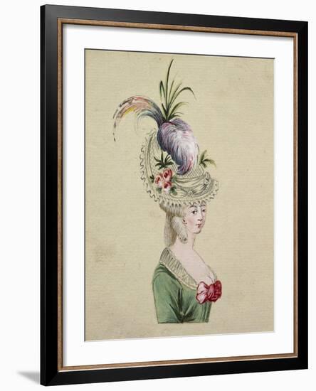 Prostitute from the Graben in Vienna Painting-null-Framed Giclee Print