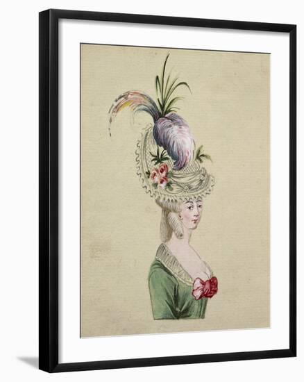 Prostitute from the Graben in Vienna Painting-null-Framed Giclee Print