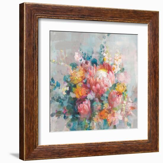 Protea Bouquet-Danhui Nai-Framed Art Print