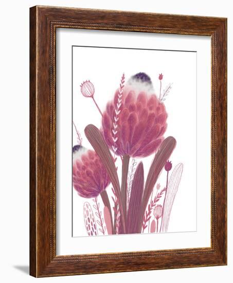 Protea Posy-Larisa Hernandez-Framed Giclee Print