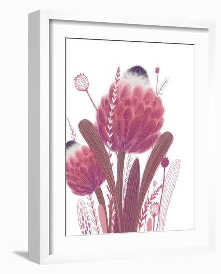 Protea Posy-Larisa Hernandez-Framed Giclee Print