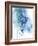 Protea Wash - Blue-Paula Mills-Framed Giclee Print