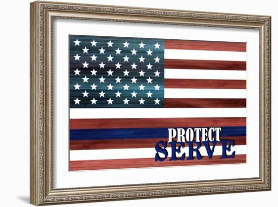 Protect Serve-Kimberly Allen-Framed Art Print