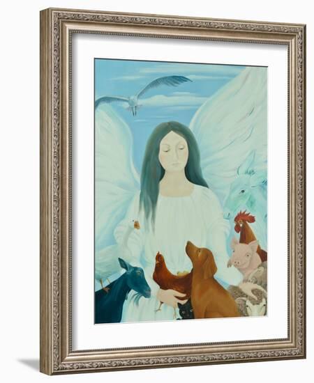 Protecting Angel, 2012-Magdolna Ban-Framed Giclee Print