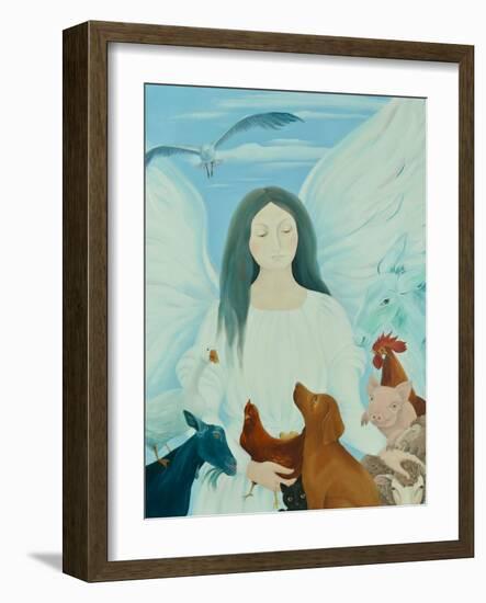 Protecting Angel, 2012-Magdolna Ban-Framed Giclee Print